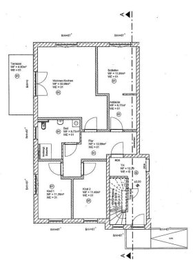4-Raum Wohnung (98,43 m²) zu verkaufen - EG links