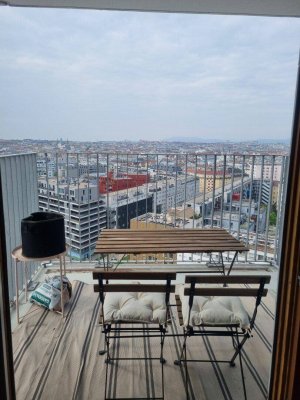 ab 01.08.2026: Moderne 1 Zimmer Wohnung im 18. OG