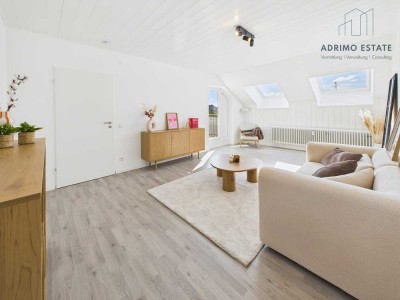 Moderne und gemütliche 4-Zimmer-DG-Wohnung mit sonniger Dachterrasse und Garage - Provisionsfrei!