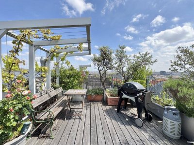 GLORIETTE-BLICK - MODERNE DG-WOHNUNG MIT 2 TERRASSEN NAHE U3