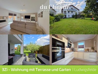 Traumhafte, moderne  3-Zi Wohnung, mit eigenem Garten, und großer Terrasse
