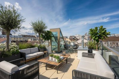 Dachterrassentraum mit 360° Ausblick in top Lage
