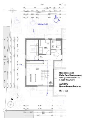 3-Zimmer-Neubauwohnung mit Garten in einem 9-Parteienhaus