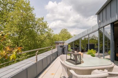 Erstmalig am freien Markt... Penthouse im historischen Zwillingsturm historischen Zechenensemble