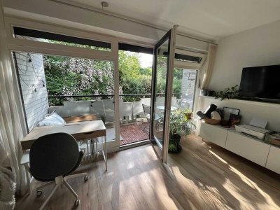 Beste Wohnlage 2-Zimmer-Hochparterre-Wohnung möbliert mit EBK in Prinz-Ludwigs-Höhe