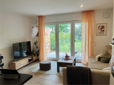 Moderne & sonnige 1,5-Zimmer-Gartenwohnung mit Einbauküche - U-Bahn nahe