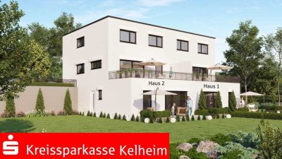 2 Neubau-Doppelhaushälften in Ihrlerstein - KfW 40 plus - Modern und energiesparsam!