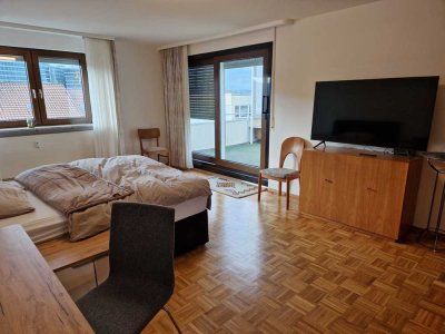 3-Zimmer-Penthousewohnung mit großer Südwest-Dachterrasse, Aufzug & Garage