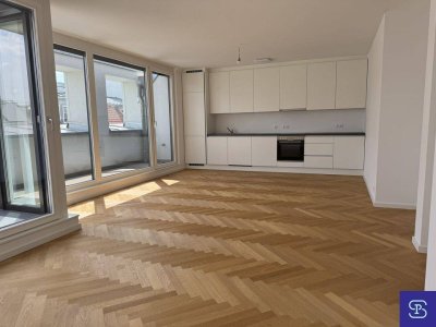 Provisionsfrei: Exklusive 71m² DG-Wohnung + Terrasse Nähe Karmelitermarkt - 1020 Wien