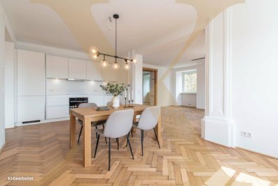 ERSTBEZUG nach Sanierung! Charmante 3-Zimmer-Wohnung mit 2 Bädern im Painherrnhof in Leonding zu vermieten!