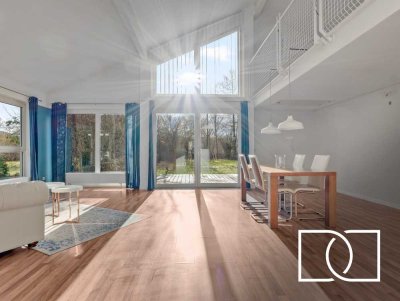 455m² Wohn- und Gewerbefläche! Repräsentativer Bungalow mit 3.600m² Grundstück in zentraler Lage