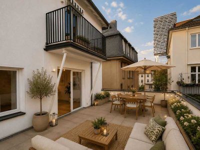 Charmante 2-Zimmer-Wohnung mit ruhiger Terrasse zum Innenhof