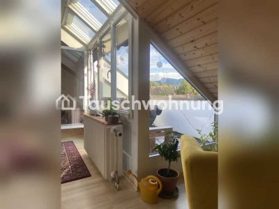 Tauschwohnung: Helle DG Wohnung mit Münsterblick