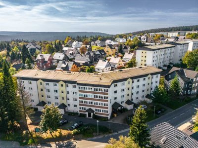 Mach’s dir schön – 2-Raum-Wohnung mit 2 Balkons in Oberhof!