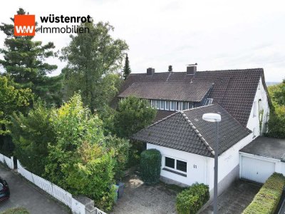 Unternehmervilla mit unverbauten Blick auf Osnabrück
Südhanglage am Schinkelberg auf 680 m² Grundst