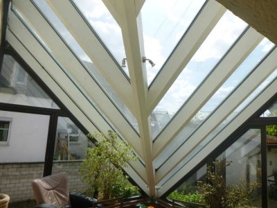 Attraktive 4,5-Zimmer-Doppelhaushälfte, Wintergarten, EBK, Hybridheitungsoption, Garten, in Neuhofen