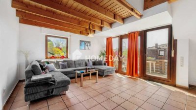 Exklusives Wohnen auf zwei Ebenen mit Balkon und Gartenblick – Ihr Rückzugsort in Roetgen