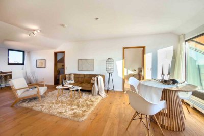 Attraktive 2-Zimmer-Dachgeschosswohnung mit toller Dachterrasse und Tiefgaragenstellplatz