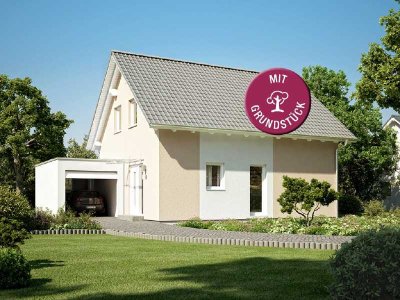 Schalten Sie auf Zukunft – viel Raum und niedrige Betriebskosten! (inkl. Grundstück)