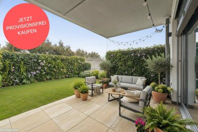PROVISIONSFREI! Großzügige 2-Zimmer-Wohnung mit traumhaftem Garten | Viel Privatsphäre | Bezugsfertig