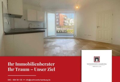 WOHNWERTE HAMBURG - Sanierte 2-Zimmer Wohnung mit eigener Terrasse!
