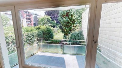 Traumwohnung mit 3 Zimmern, Wohnküche und Gartennutzung im Herzen von Aachen!