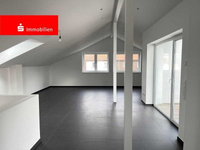 Moderne Maisonettewohnung mit Balkonen + Dachterrasse im 2 Familienhaus
