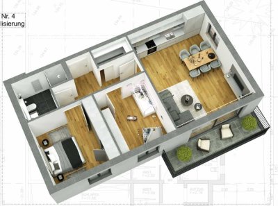 Erstbezug in Mainz-Hechtsheim: hochwertige 3-Z.-Whg. mit premium Einbauküche, Balkon, Aufzug, TG