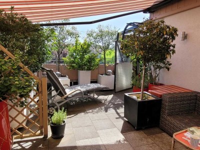 Vollklimatisierte Wohnung mit großer Dachterrasse in MA-Gartenstadt