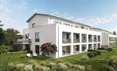 Moderne Etagenwohnung mit Loggia – Stilvoll wohnen am Auerberg in Nordheim