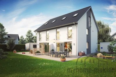 Kleines Budget mit großer Qualität für eine Doppelhaushälfte mit Keller in Langensendelbach