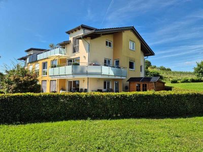 Nachhaltig Leben mit Stil – großzügige Seeblick-Wohnung mit Erdwärme
