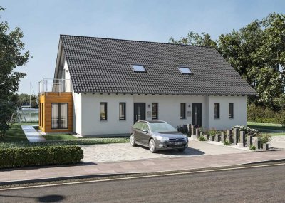 Doppeltes Glück: Zweifamilienhaus mit moderner Ausstattung in Top-Lage inkl. Grundstück