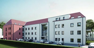 Erstbezug: Moderne energieeffiziente 2-Zimmer-Wohnung mit Balkon + Stellplatz mit E-Ladesäule