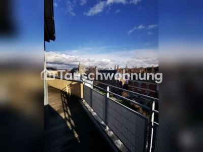 Tauschwohnung: 2-Raum-Wohnung mit wunderschöner Dachterrasse zum Tausch
