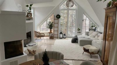 Wunderschöne, ruhige Maisonette-Wohnung direkt an der Würm