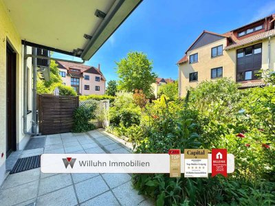 Sanierte 4 Raum Maisonettewohnung mit Terrasse, Garten und Stellplatz