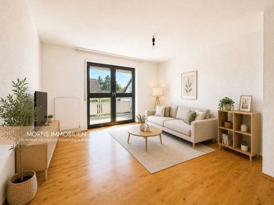 **Lichtdurchflutete 3-Zimmer-Wohnung mit 2 Balkonen, EBK & Außenstellplatz in Worms**