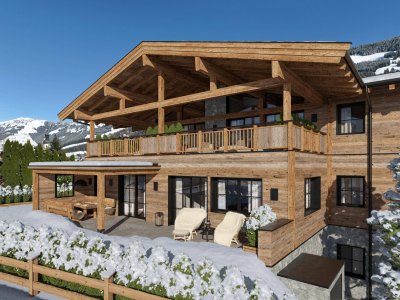 Luxuriöse Obergeschosswohnung direkt an der Skipiste
