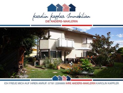 2-Zimmer-Wohnung mit Terrasse, Garten und Kaminofen in Steinheim an der Murr