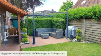 Schöne ruhige Wohnung mit Terrasse und eigenem Garten