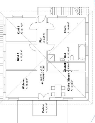 Neuwertige Wohnung mit vier Zimmern und Balkon in Gensingen