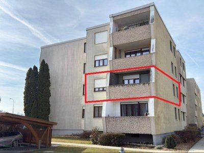 Eigentumswohnung mit Loggia im ersten Stock!