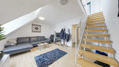 !!! Vermietete 2-Zimmer-Maisonette-Wohnung mit 4,6 % Rendite im Herzen der Südstadt von Fürth inkl