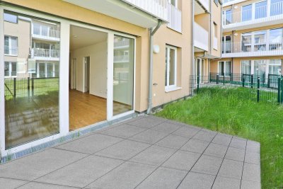 Garten | Vorsorge 2-Zimmer-Wohnung | Terrasse | ERSTBEZUG | Am Bienefeld | optimaler Grundriss