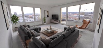 Stilvolle 3-Zimmer-Wohnung mit riesiger Dachterrasse nähe Landstraße!