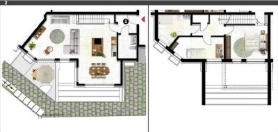 Erstbezug in Rheinnähe! Individuelles Wohnen 3/4 Zi.- Whg.- ca. 115 m², Terrasse, Stellplatz