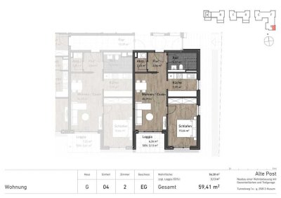 Willkommen im Wohnquartier "Alte Post"  - Neubau von 107 Wohneinheiten