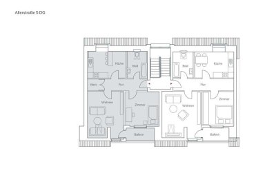 Schöne 2 Zimmerwohnung mit Küche
