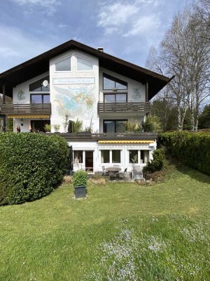 Wohnen wo andere Urlaub machen: Charmante Wohnung mit Terrasse am Tegernsee